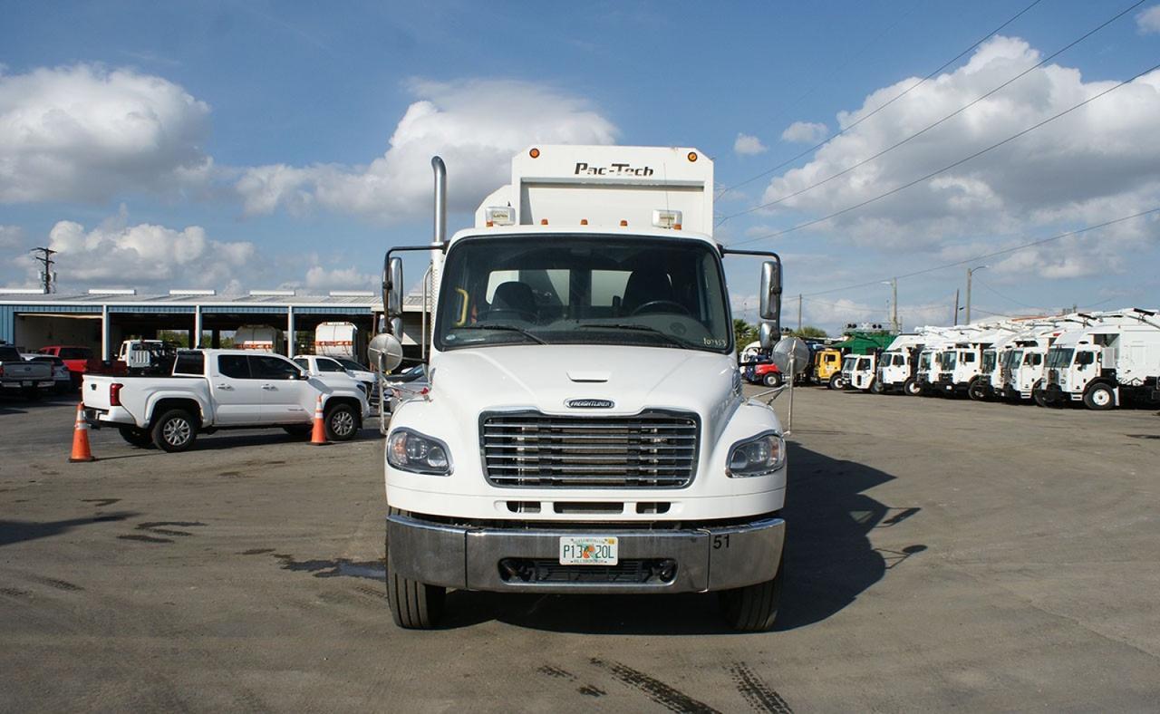 2022 Freightliner M2 28 yard Pac-Tech Bandit Side Loader Garbage Truck Tampa FL
