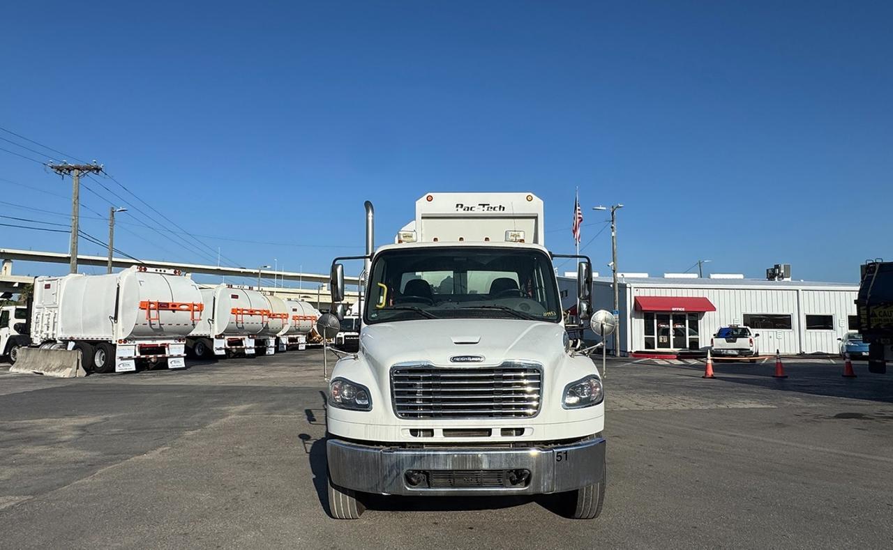2022 Freightliner M2 28 yard Pac-Tech Bandit Side Loader Garbage Truck Tampa FL
