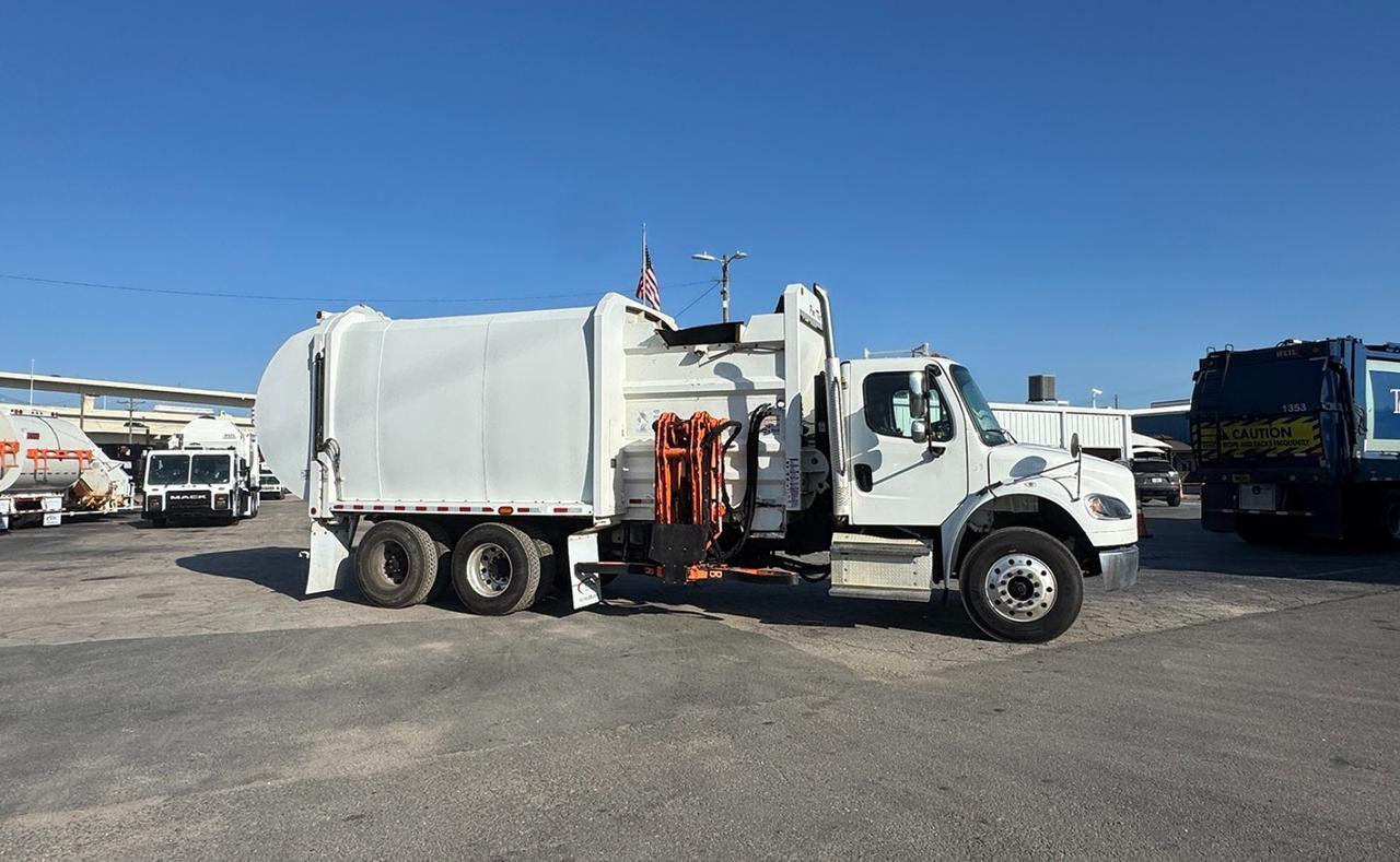 2022 Freightliner M2 28 yard Pac-Tech Bandit Side Loader Garbage Truck Tampa FL