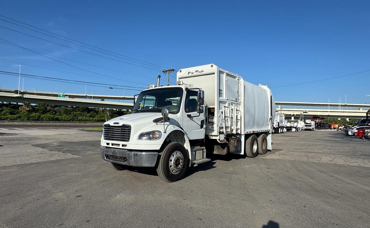 2022 Freightliner M2 28 yard Pac-Tech Bandit Side Loader Garbage Truck Tampa FL