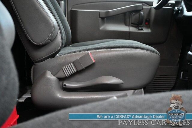 2022 GMC Savana Cargo Van 2500 / Chrome Appearance & Cold Climate Pkg / 4.3L V6 / Driver Convenience Pkg / Bulkhead / Power Locks, Windows & Mirrors / Aux Input / Air Conditioning / Cruise Control / Running Boards / 1-Owner Anchorage AK