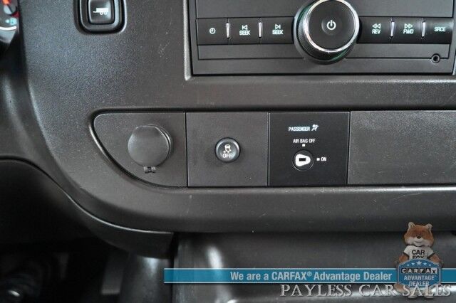 2022 GMC Savana Cargo Van 2500 / Chrome Appearance & Cold Climate Pkg / 4.3L V6 / Driver Convenience Pkg / Bulkhead / Power Locks, Windows & Mirrors / Aux Input / Air Conditioning / Cruise Control / Running Boards / 1-Owner Anchorage AK
