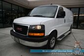 2022 GMC Savana Cargo Van 2500 / Chrome Appearance & Cold Climate Pkg / 4.3L V6 / Driver Convenience Pkg / Bulkhead / Power Locks, Windows & Mirrors / Aux Input / Air Conditioning / Cruise Control / Running Boards / 1-Owner 2022 GMC Savana Cargo Van 2500 / Chrome Appearance & Cold Climate Pkg / 4.3L V6 / Driver Convenience Pkg / Bulkhead / Power Locks, Windows & Mirrors / Aux Input / Air Conditioning / Cruise Control / Running Boards / 1-Owner