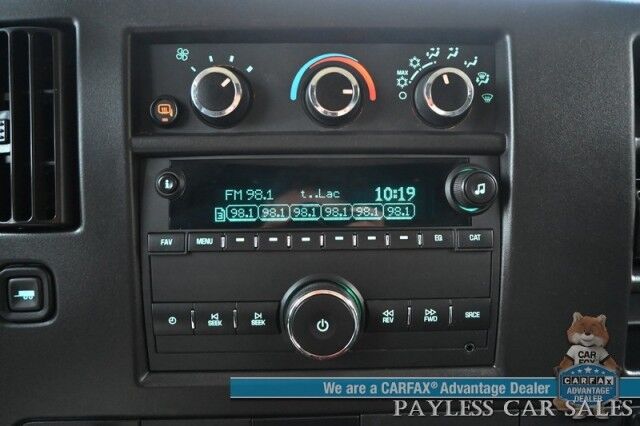 2022 GMC Savana Cargo Van 2500 / Chrome Appearance & Cold Climate Pkg / 4.3L V6 / Driver Convenience Pkg / Bulkhead / Power Locks, Windows & Mirrors / Aux Input / Air Conditioning / Cruise Control / Running Boards / 1-Owner Anchorage AK