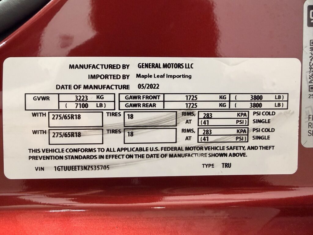 2022 GMC Sierra 1500 4x4 Crew Cab AT4 Minocqua WI