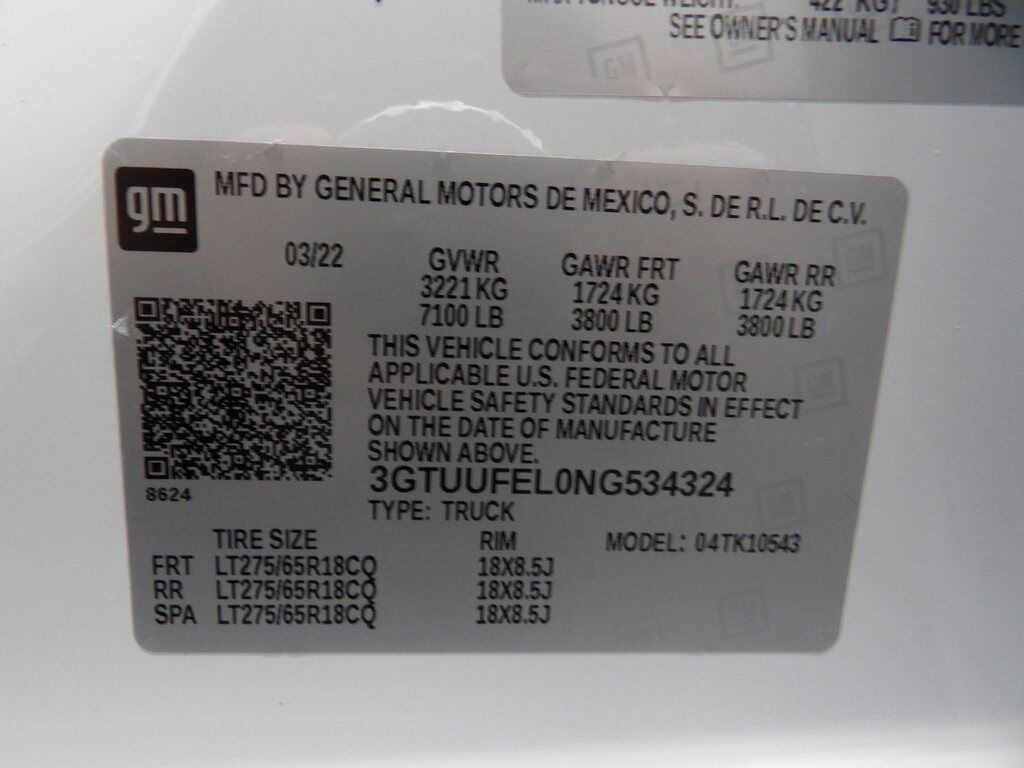 2022 GMC Sierra 1500 4x4 Crew Cab AT4X Fond du Lac WI