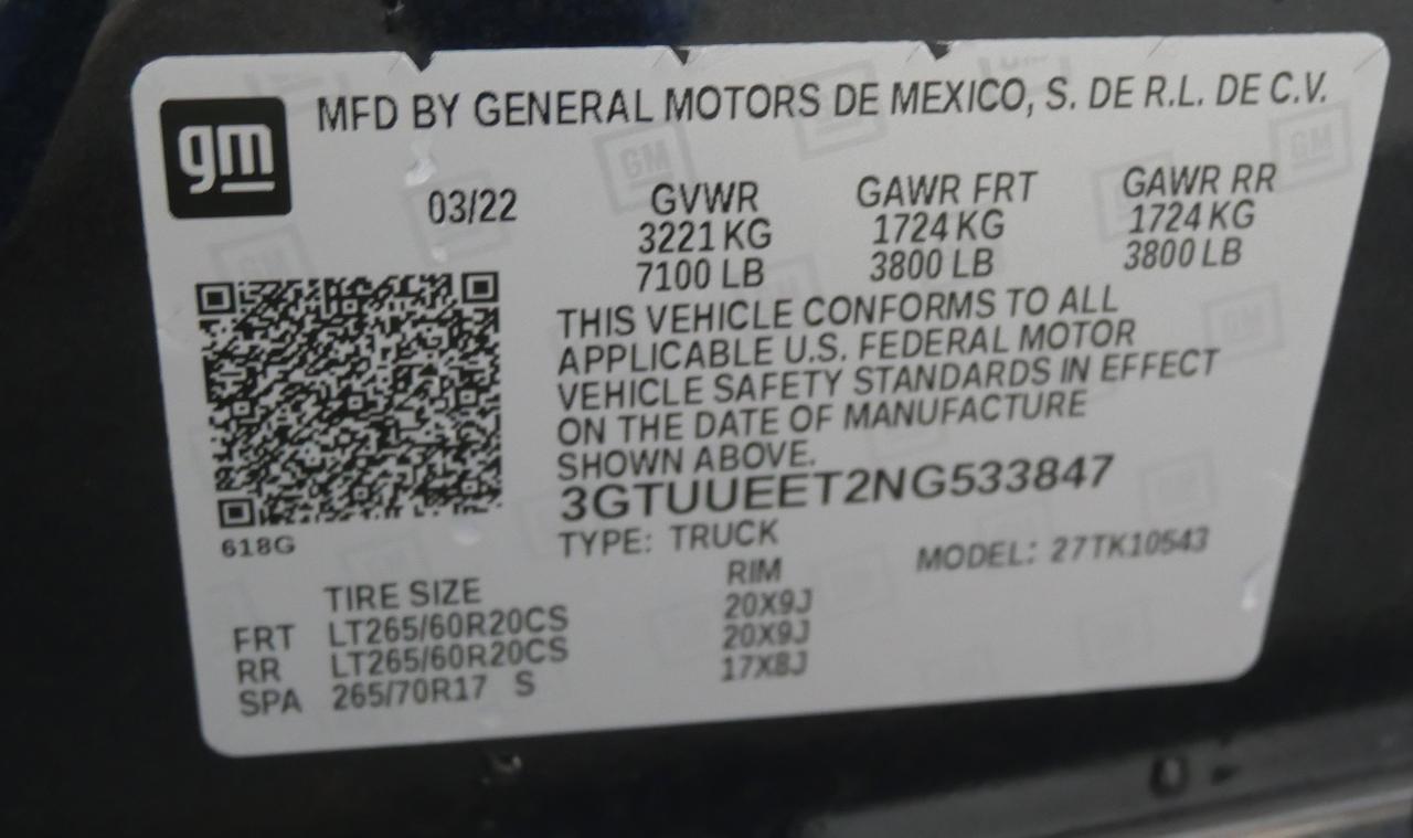 2022 GMC Sierra 1500 AT4 San Juan TX