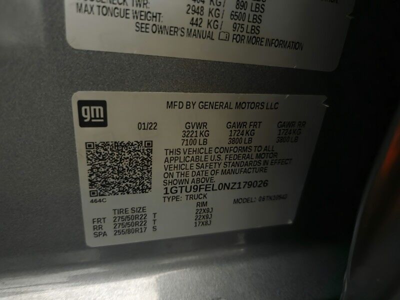 2022 GMC Sierra 1500 Limited Denali 4WD 6.2L V8 GPS Nav Sunroof 22in Wheels Nitto Tires FREE WARRANTY Arlington TX