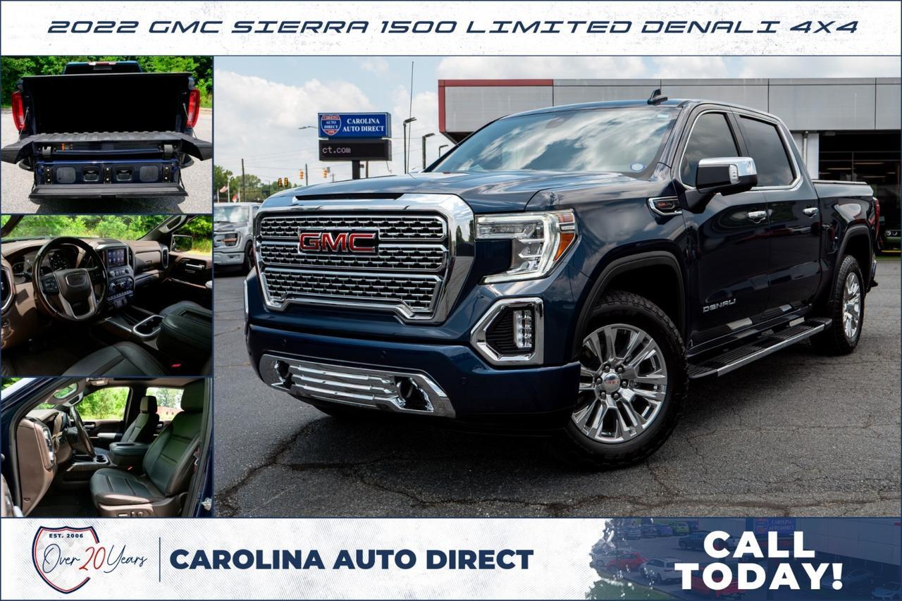 2022 GMC Sierra 1500 Limited Denali 4X4 / MultiPro Tailgate / 6.2L V8!