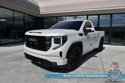 2022_GMC_Sierra 1500_Pro / 4X4 / AutoStart / Regular Cab / Pro Value Pkg / Kicker Speakers / Forward Collision Alert / Apple CarPlay & Android Auto / Backup Camera / Lowered / 26 Inch Wheels / Helper Bags / Tow Pkg / Low Miles_ Anchorage AK