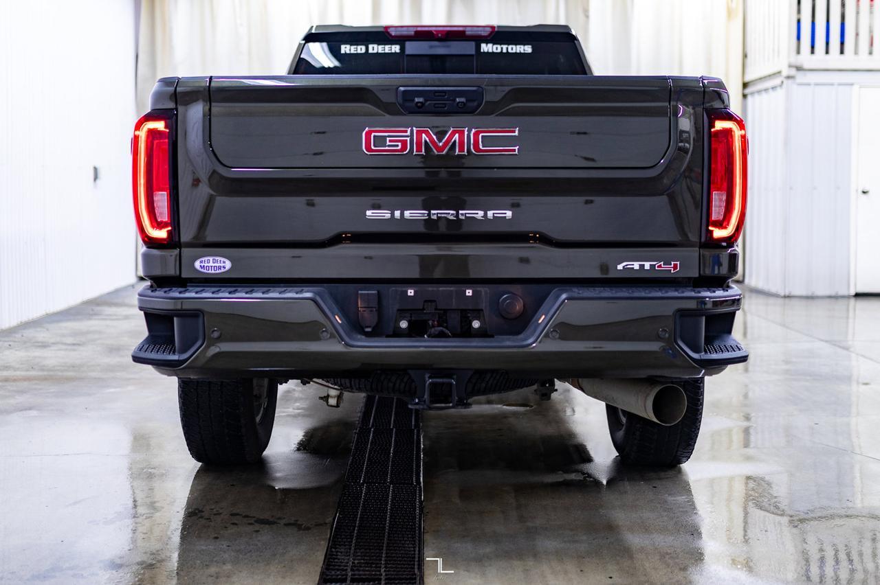 2022 GMC Sierra 2500HD 4x4 Crew Cab AT4 Diesel Leather Roof Nav Red Deer AB