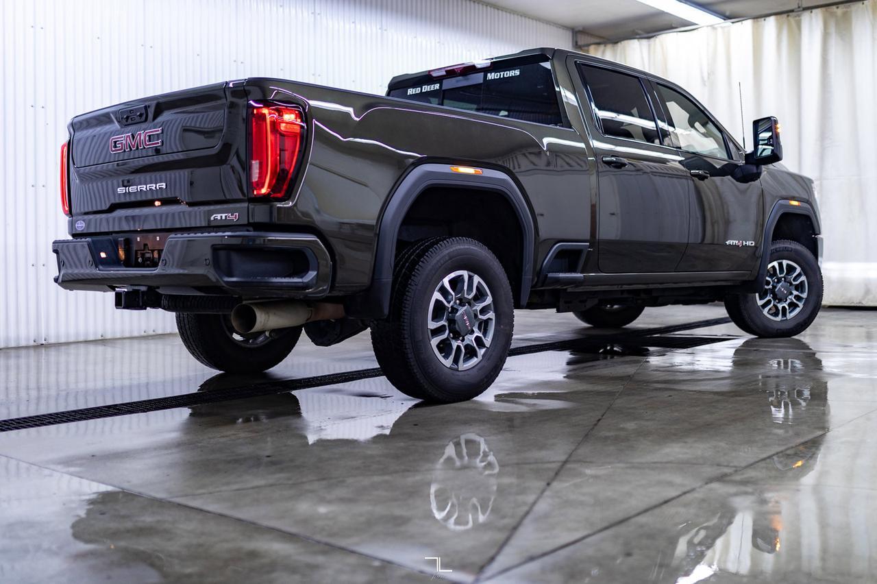 2022 GMC Sierra 2500HD 4x4 Crew Cab AT4 Diesel Leather Roof Nav Red Deer AB