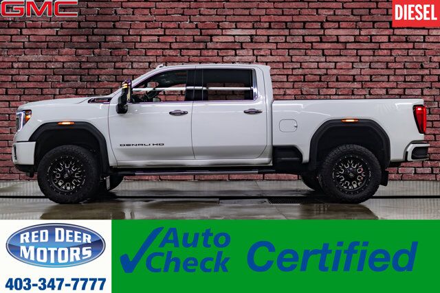 2022 GMC Sierra 2500HD 4x4 Crew Cab Denali Diesel Leather Roof Nav 4&quot; Lift
