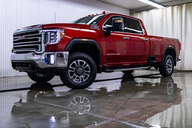 2022 GMC Sierra 2500HD 4x4 Crew Cab SLT Longbox Diesel Leather Roof Red Deer AB