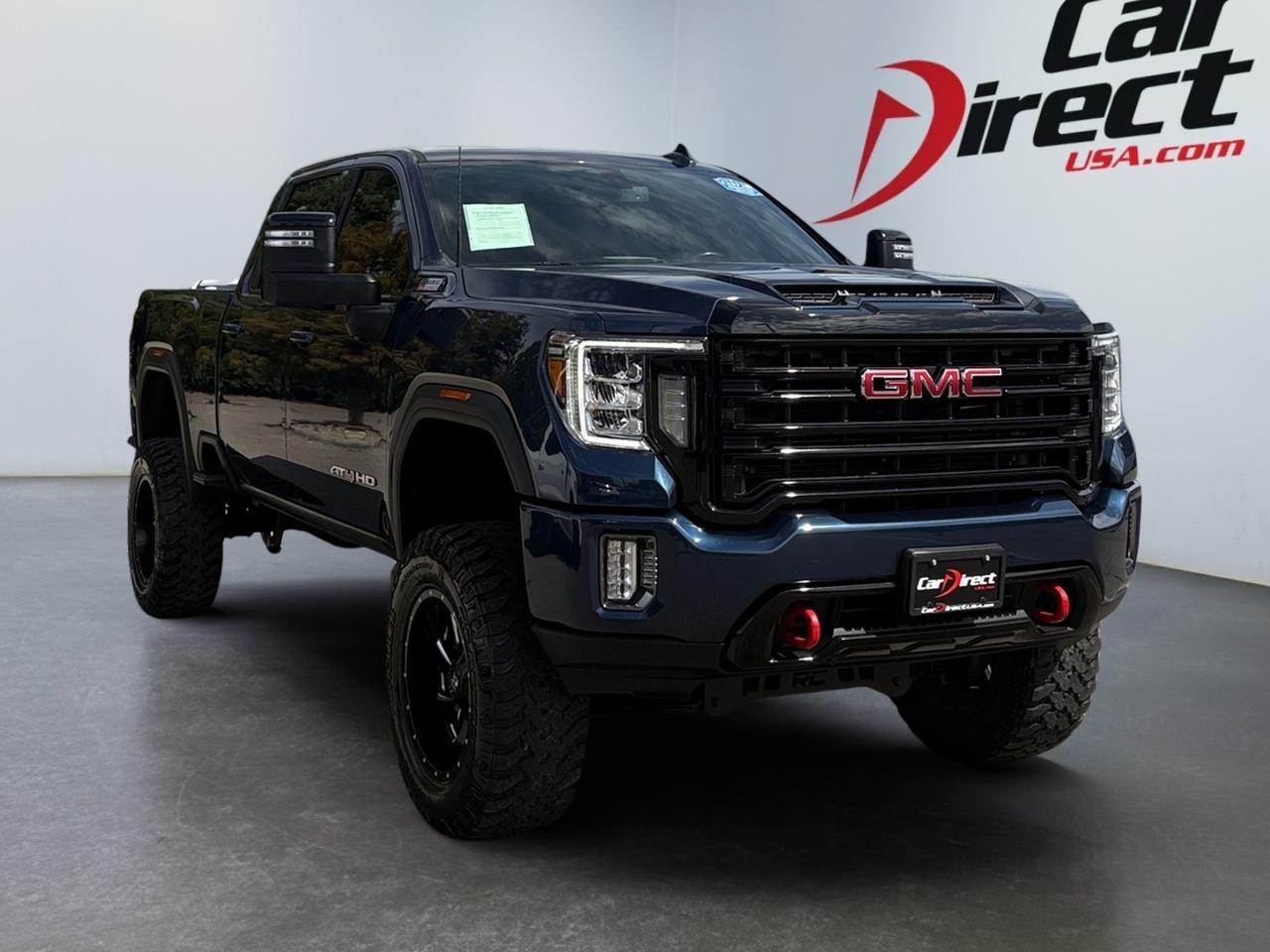 2022 GMC Sierra 2500HD AT4, LIFTED, TOW PACKAGE, BACKUP CAMERA, HEATED & A/C SEATS, REMOTE START, BLUETOOTH, APPLE CARPLAY/ANDROID AUTO, REAR BUMPER STEPS, THIS TRUCK IS LIKE BRAND NEW!