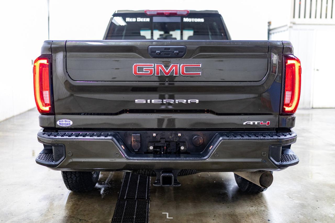 2022 GMC Sierra 3500HD 4x4 Crew Cab AT4 Diesel Leather Roof Nav Red Deer AB