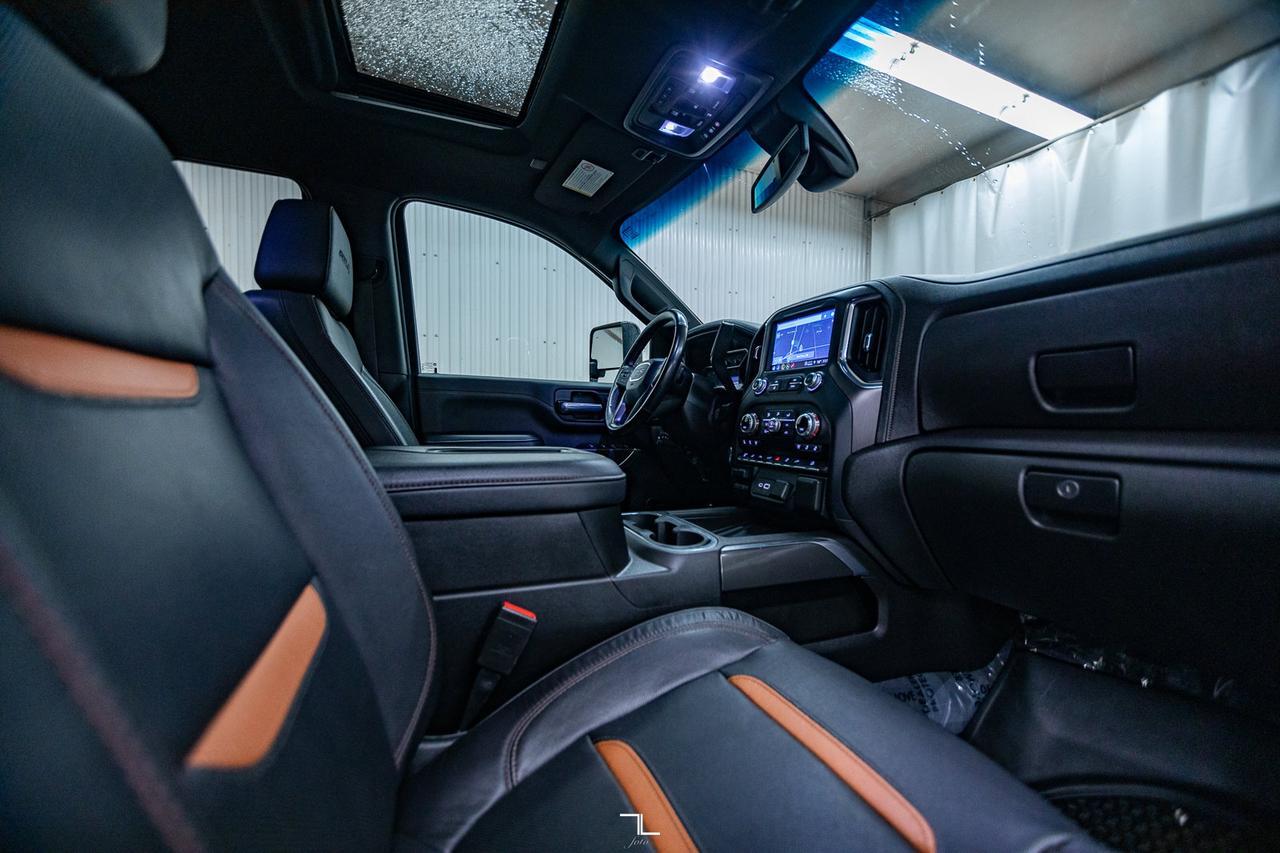 2022 GMC Sierra 3500HD 4x4 Crew Cab AT4 Diesel Leather Roof Nav Red Deer AB