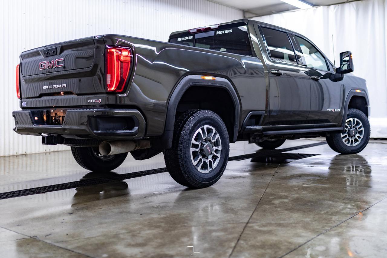 2022 GMC Sierra 3500HD 4x4 Crew Cab AT4 Diesel Leather Roof Nav Red Deer AB