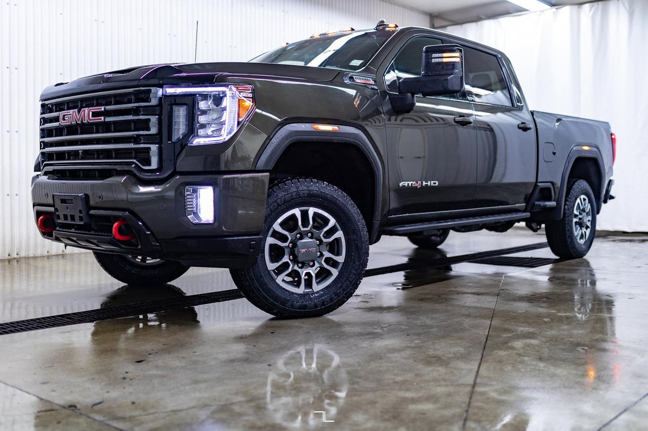 2022 GMC Sierra 3500HD 4x4 Crew Cab AT4 Diesel Leather Roof Nav Red Deer AB