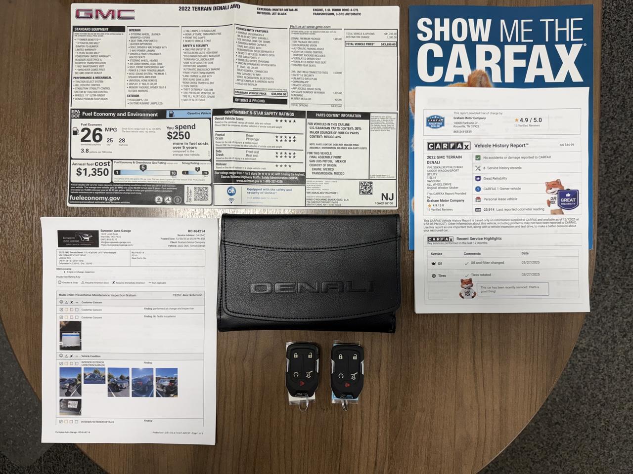 2022 GMC Terrain Denali Knoxville TN