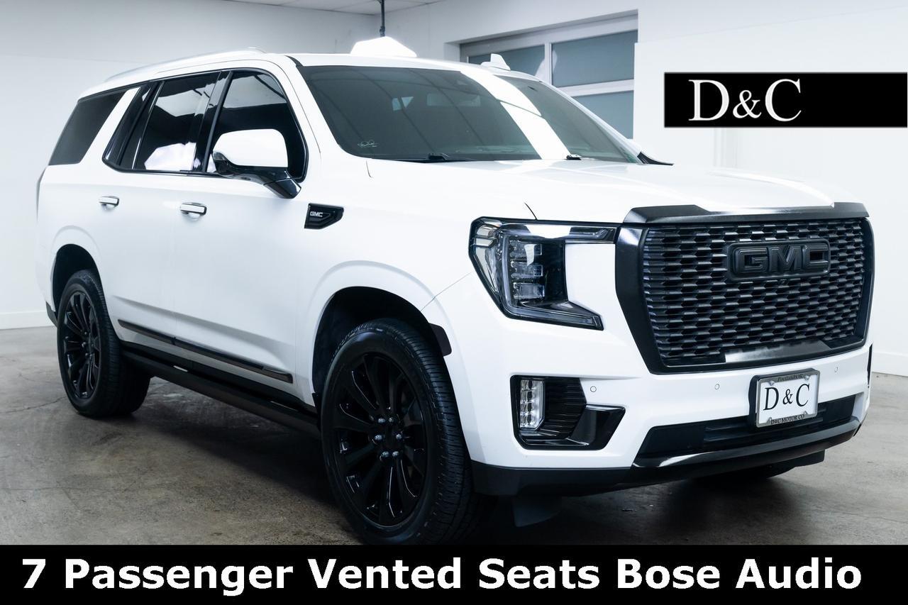 2022 GMC Yukon Denali 7 Passenger Vented Seats Bose Audio Portland OR