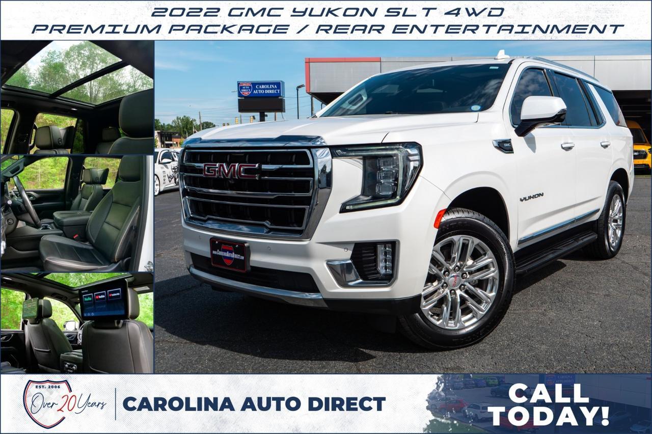 2022 GMC Yukon SLT 4WD / Premium Package / Rear Entertainment!