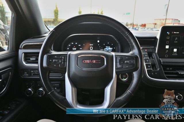 2022 GMC Yukon XL SLE / 4X4 / Max Trailering Pkg / Auto Start / Power & Heated Leather Seats / 3rd Row / Seats 8 / Apple CarPlay & Android Auto / Back Up Camera / Keyless Entry & Start / Block Heater / Only 25K Miles / 1-Owner Anchorage AK