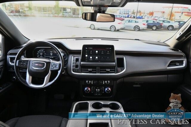 2022 GMC Yukon XL SLE / 4X4 / Max Trailering Pkg / Auto Start / Power & Heated Leather Seats / 3rd Row / Seats 8 / Apple CarPlay & Android Auto / Back Up Camera / Keyless Entry & Start / Block Heater / Only 25K Miles / 1-Owner Anchorage AK