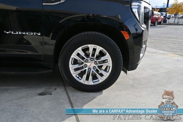2022 GMC Yukon XL SLE / 4X4 / Max Trailering Pkg / Auto Start / Power & Heated Leather Seats / 3rd Row / Seats 8 / Apple CarPlay & Android Auto / Back Up Camera / Keyless Entry & Start / Block Heater / Only 25K Miles / 1-Owner Anchorage AK