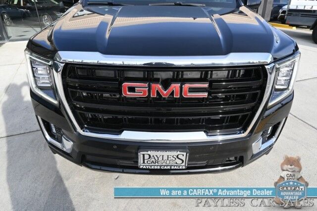 2022 GMC Yukon XL SLE / 4X4 / Max Trailering Pkg / Auto Start / Power & Heated Leather Seats / 3rd Row / Seats 8 / Apple CarPlay & Android Auto / Back Up Camera / Keyless Entry & Start / Block Heater / Only 25K Miles / 1-Owner Anchorage AK