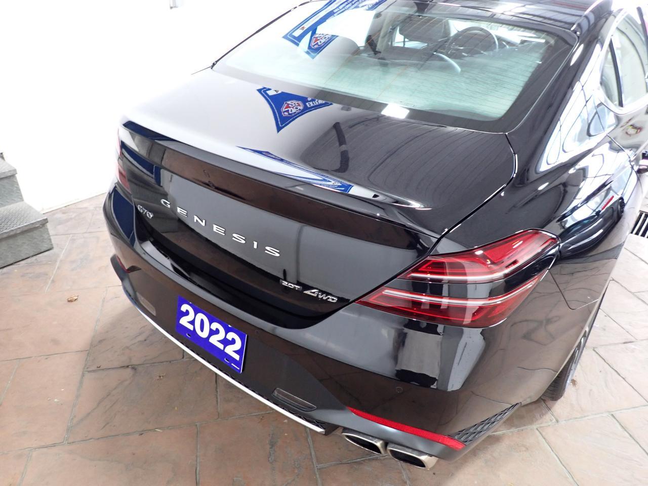 2022 Genesis G70 2.0T Prestige AWD LEATHER NAVI SUNROOF Listowel ON