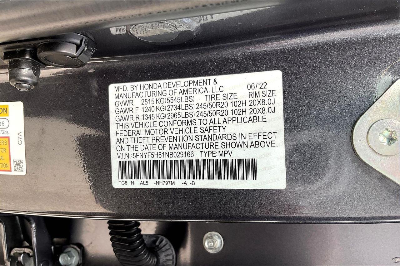 2022 HONDA PILOT TOURING Houston TX