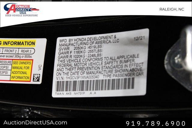2022 Honda Accord Hybrid Base Raleigh NC