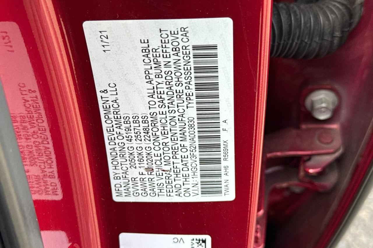 2022 Honda Accord Hybrid EX-L Roseville CA
