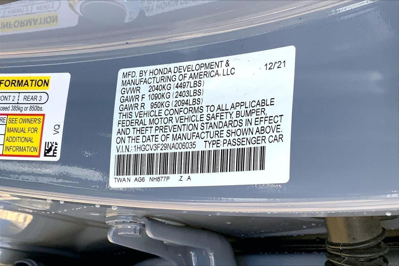 2022 Honda Accord Hybrid Sport Folsom CA