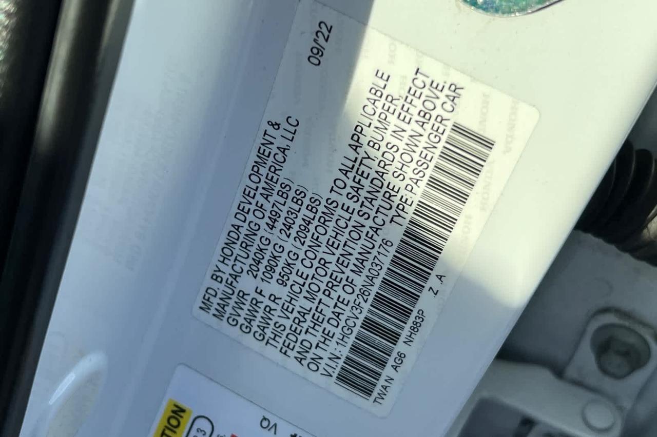 2022 Honda Accord Hybrid Sport Roseville CA