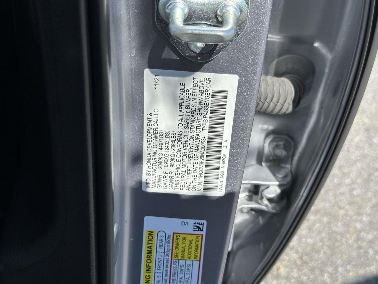 2022 Honda Accord Hybrid Sport Alexandria VA