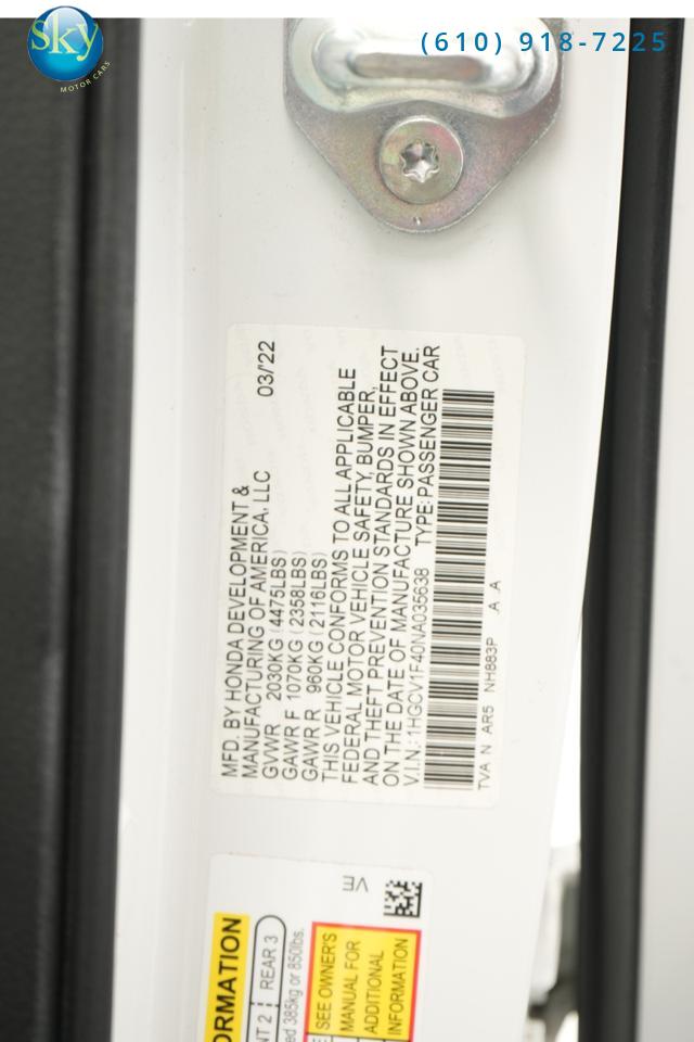 2022 Honda Accord Sedan Sport SE 1 Owner West Chester PA