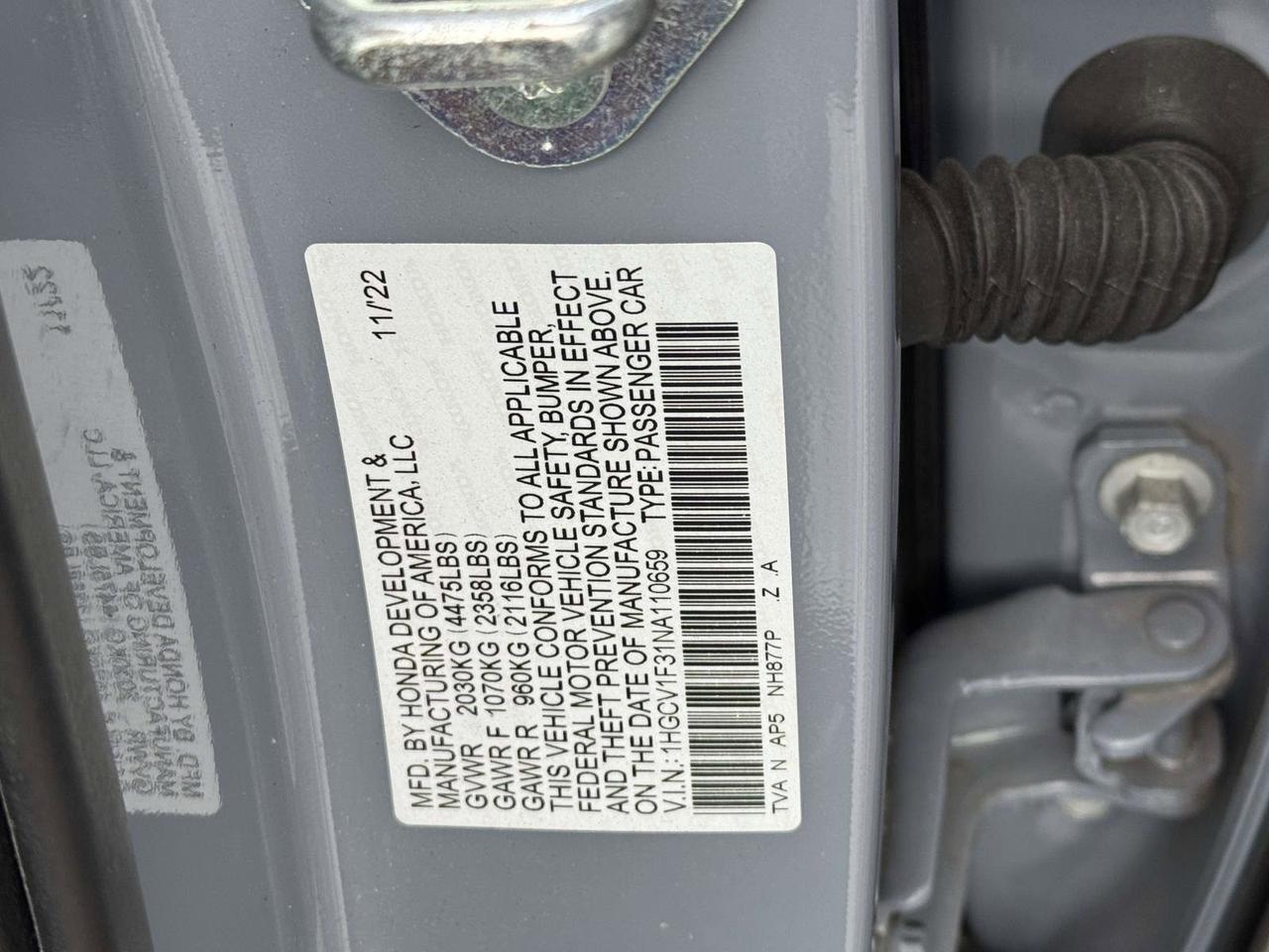 2022 Honda Accord Sedan Sport San Clemente CA