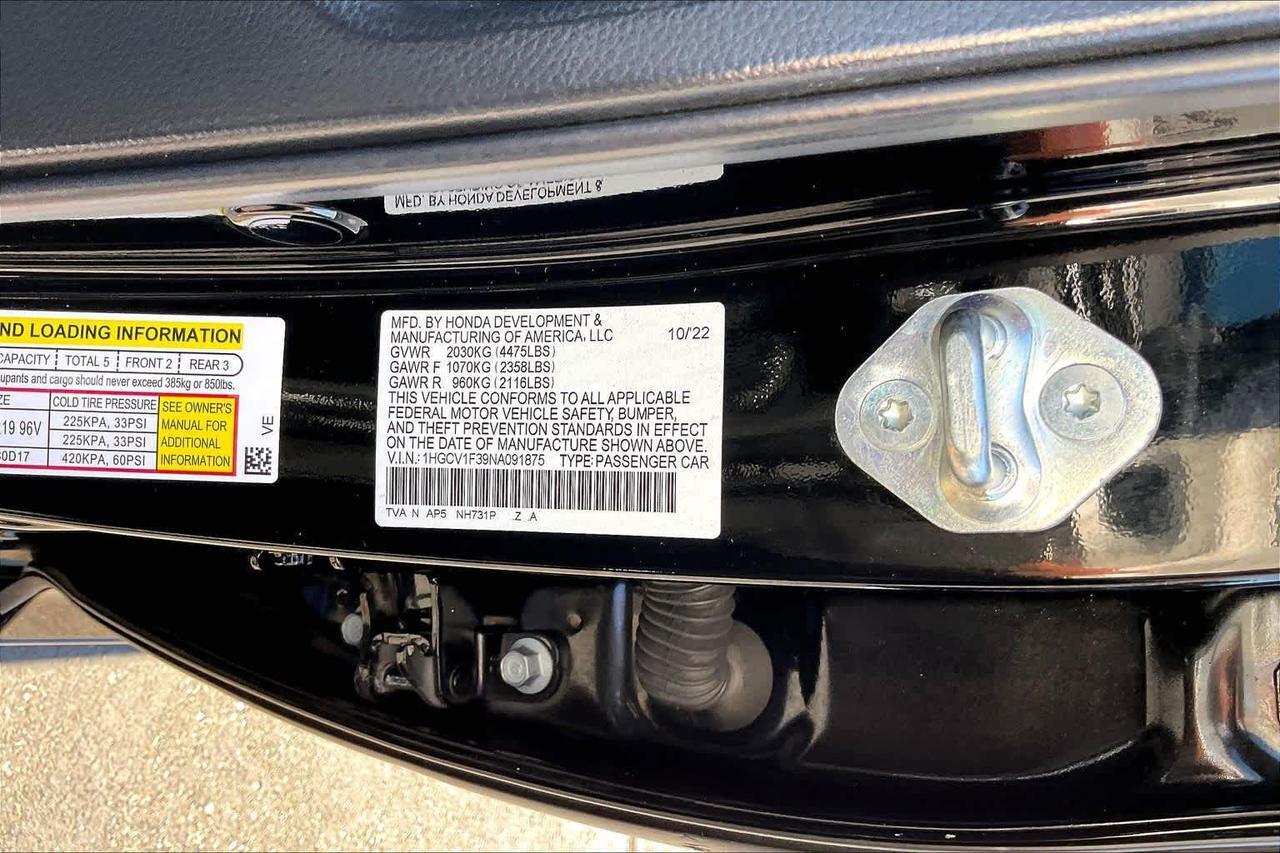 2022 Honda Accord Sport Roseville CA