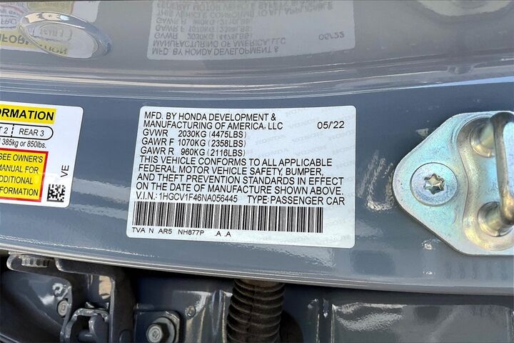 2022 Honda Accord Sport Special Edition Roseville CA