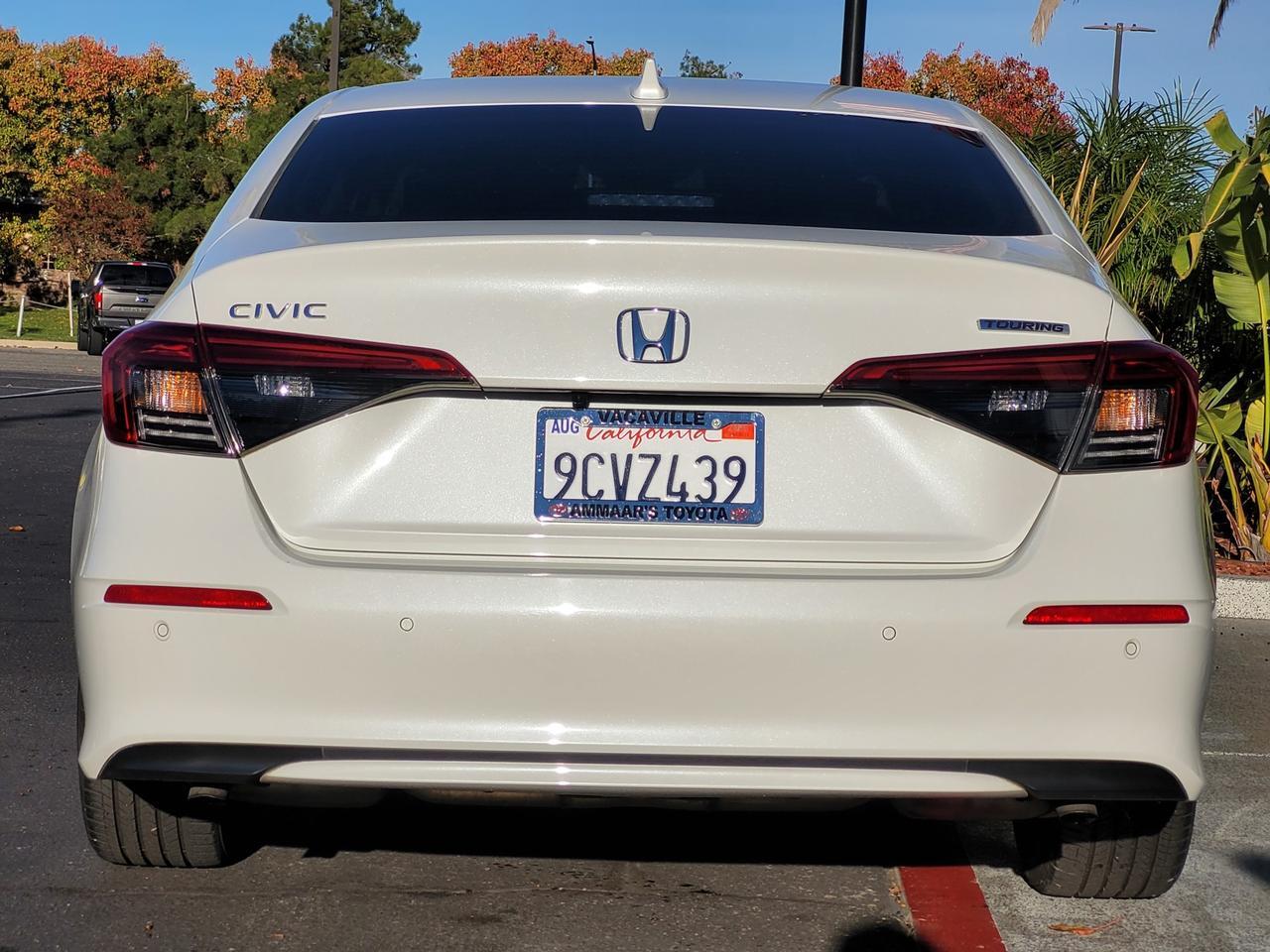 2022 Honda CIVIC TOURING 4 DOOR Vacaville CA