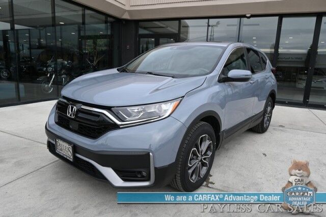 2022 Honda CR-V EX / AWD / AutoStart / Power & Heated Cloth Seats / Sunroof / Adaptive Cruise Control / Lane Depart & Blind Spot Alert / Apple CarPlay & Android Auto / Back Up Camera / Power Liftgate / 32 MPG / 1-Owner Anchorage AK