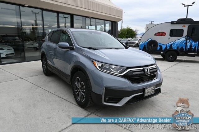 2022 Honda CR-V EX / AWD / AutoStart / Power & Heated Cloth Seats / Sunroof / Adaptive Cruise Control / Lane Depart & Blind Spot Alert / Apple CarPlay & Android Auto / Back Up Camera / Power Liftgate / 32 MPG / 1-Owner Anchorage AK