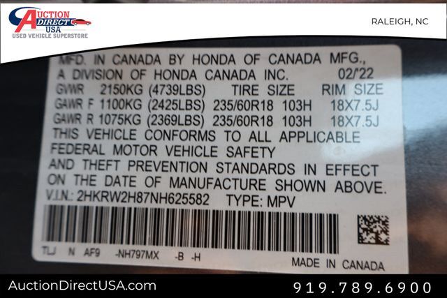 2022 Honda CR-V EX-L Raleigh NC