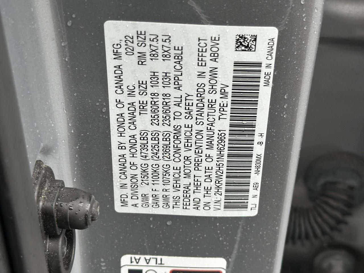 2022 Honda CR-V EX Alexandria VA