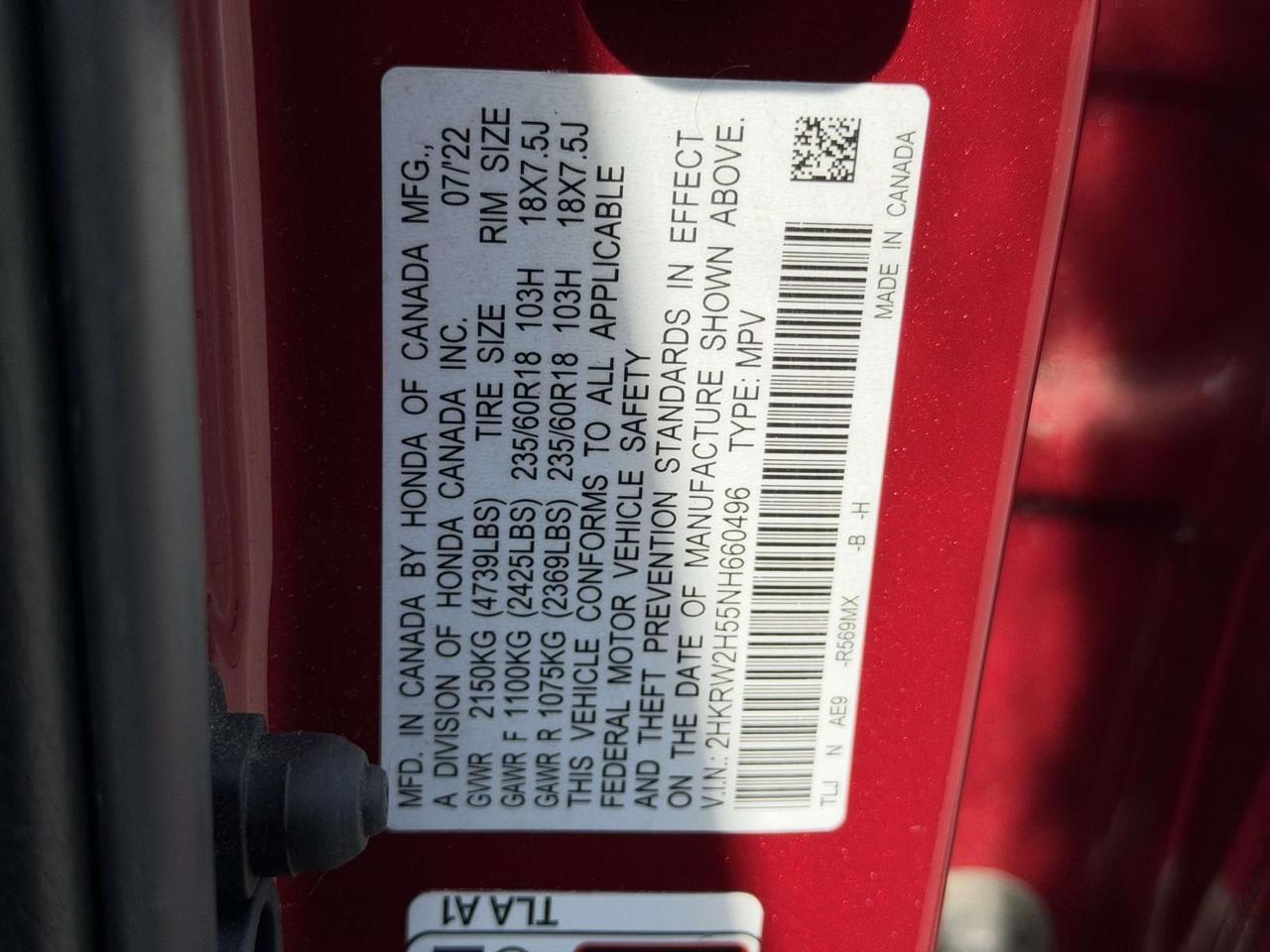 2022 Honda CR-V EX Alexandria VA