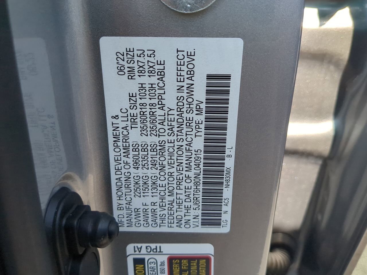 2022 Honda CR-V Hybrid EX-L Winder GA