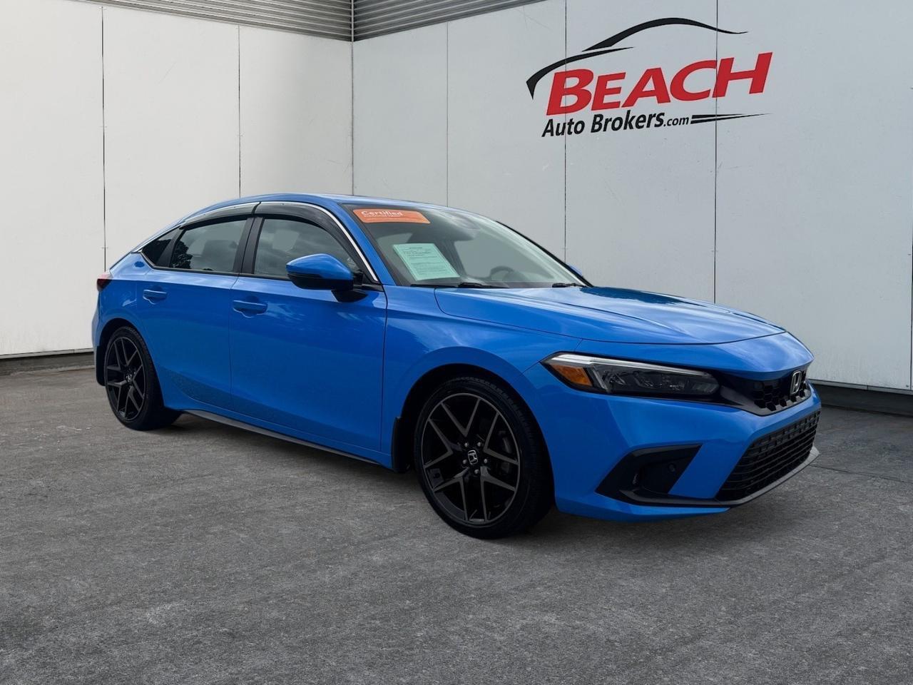 2022 Honda Civic Hatchback SPORT TOURING, HEATED SEATS, BOSE SPEAKERS, SUNROOF, BLIND SPOT ALERT, ADAPTIVE CRUISE CONTROL, REMOTE START, CLEAN CARFAX, YOUR PERFECT RIDE IS WAITING- LETS GO!!! Norfolk VA