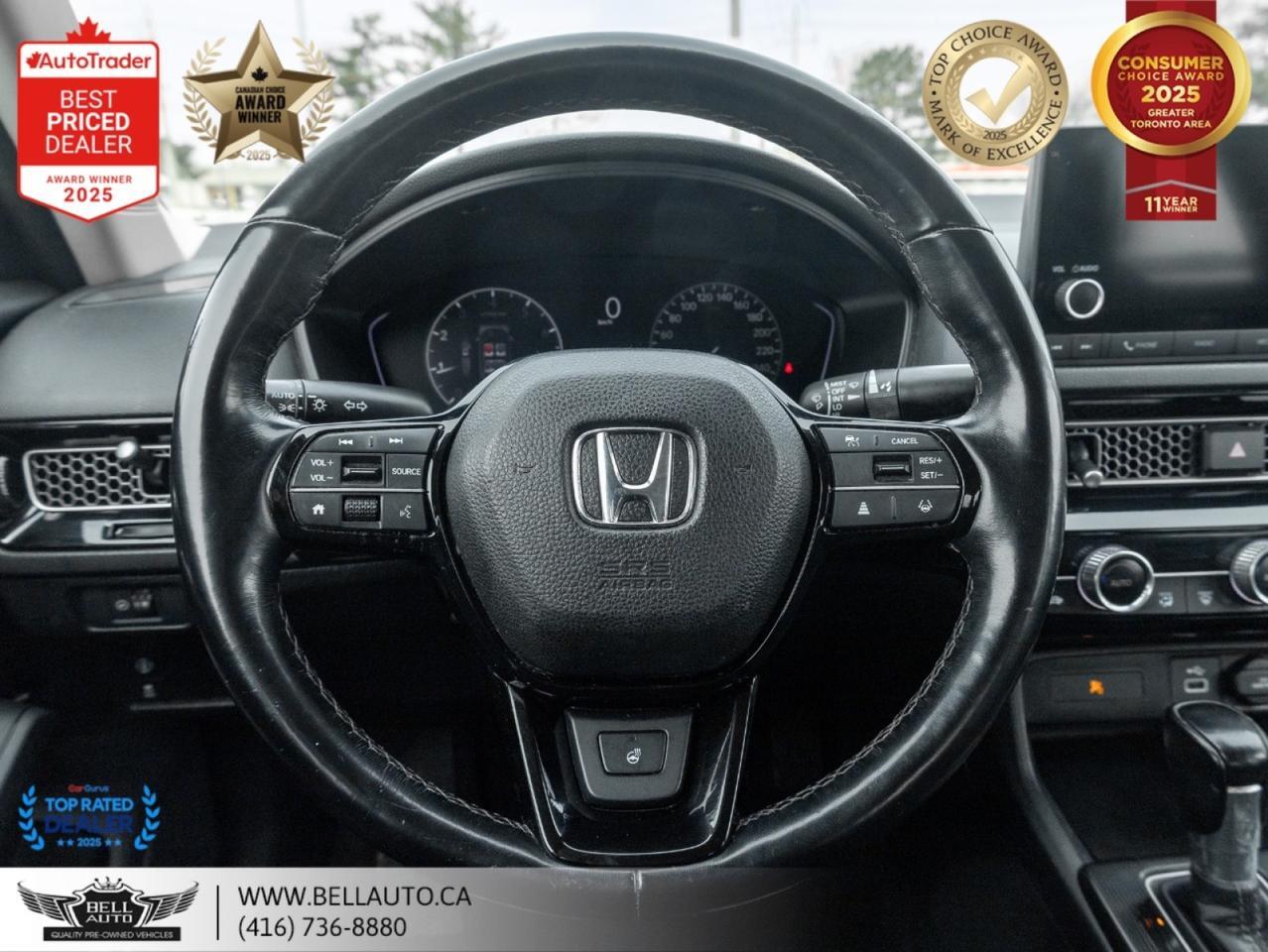2022 Honda Civic Sedan EX B.CAM SUNROOF HTDSEATS HTDSTRNGWHL NOACCIDENT Toronto ON
